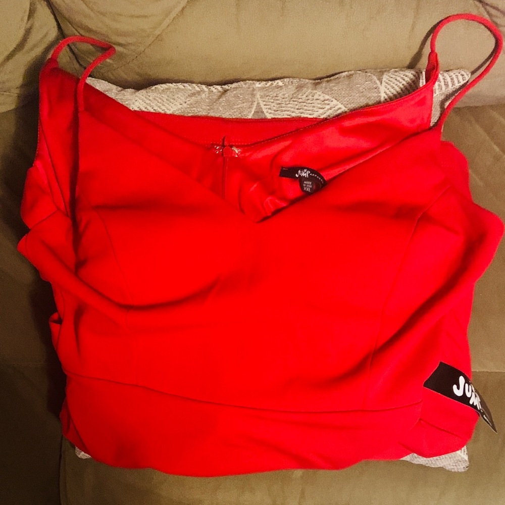 Red Mini Dress - Picture 3 of 3